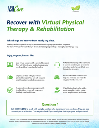 ASHCare Virtual Physical Therapy Pelvic Health